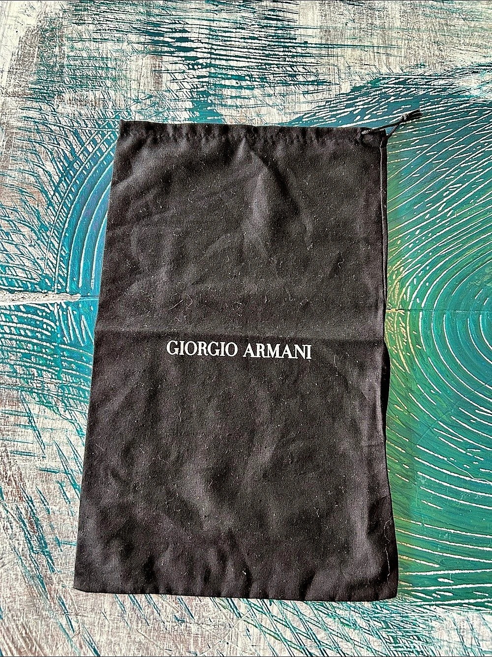 Giorgio Armani Drawstring Cosmetic Pouch - Black